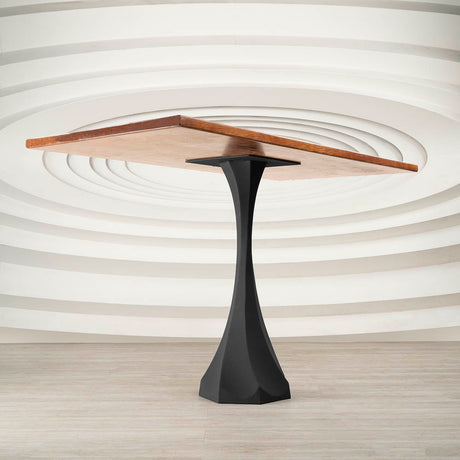 Metal Counter Table Base - 609 Uzar 2 - 36H inch metal table legs furniture console table desk coffee table legs flowyline design side table dining table steel table base handmade furniture entryway table bar table round counter height table