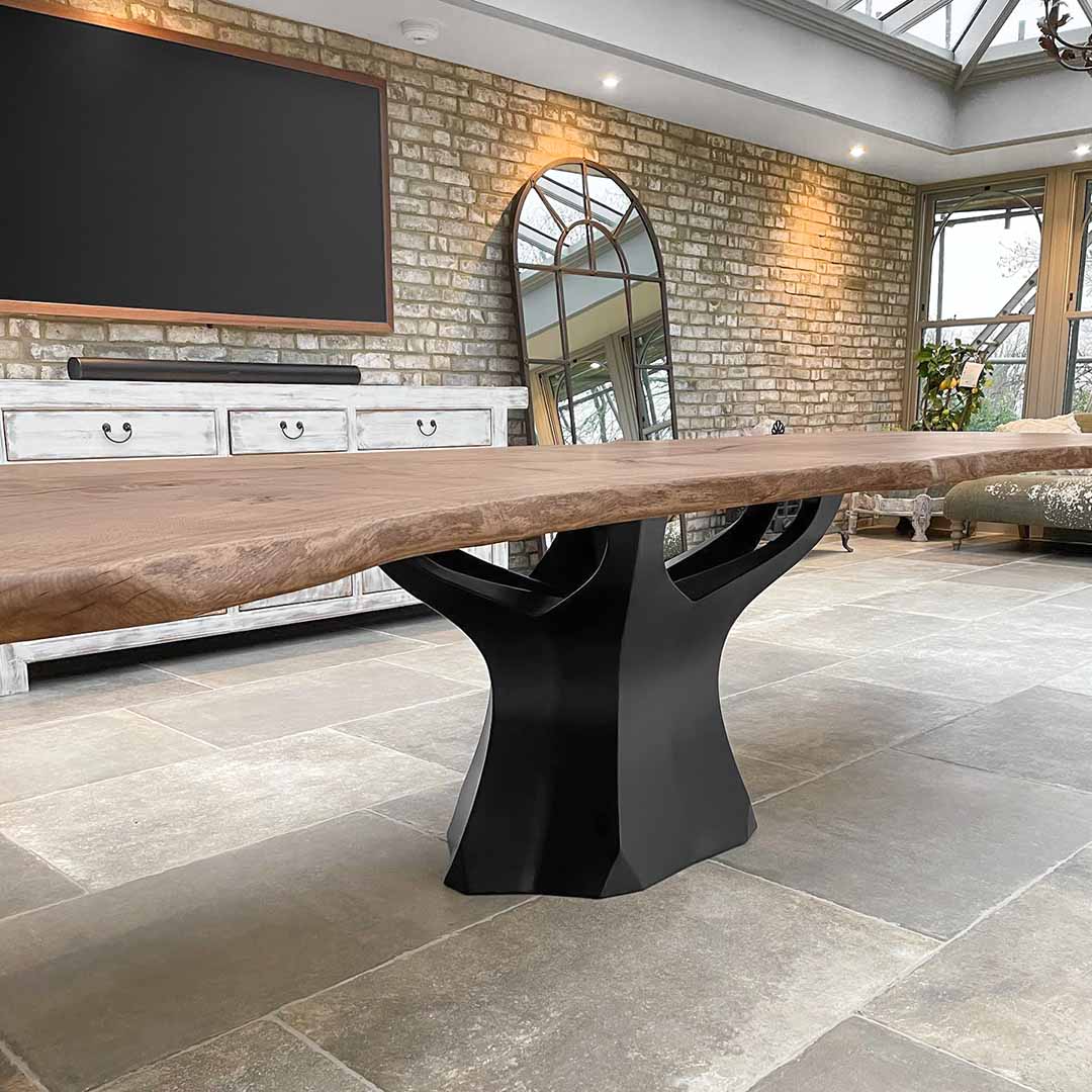 Metal Table Base - 303 Namu - 31, 22, 28H inch round table base farmhouse furniture legs coffee table base dining table base Pedestal table Base base for round table wooden dining table mid century modern home and living industrial and rustic style heavy duty