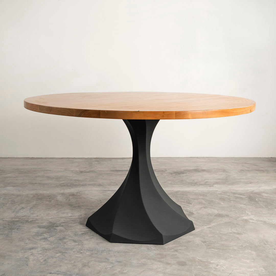 Metal Table Base - 321 Uzar2 - 20, 20, 28H inch dining table base tulip Pedestal table Base wooden metal diy table base farmhouse table legs wood table base home and living industrial and rustic style heavy duty