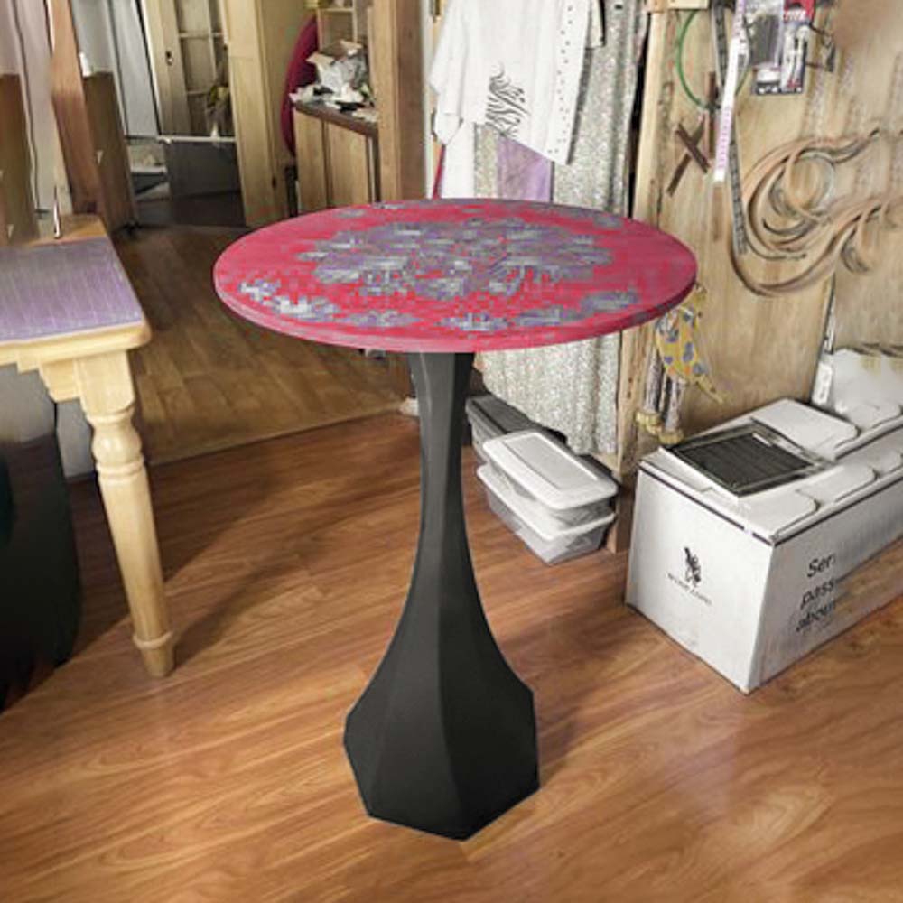 Metal Counter Table Base - 609 Uzar 2 - 36H inch metal table legs furniture console table desk coffee table legs flowyline design side table dining table steel table base handmade furniture entryway table bar table round counter height table