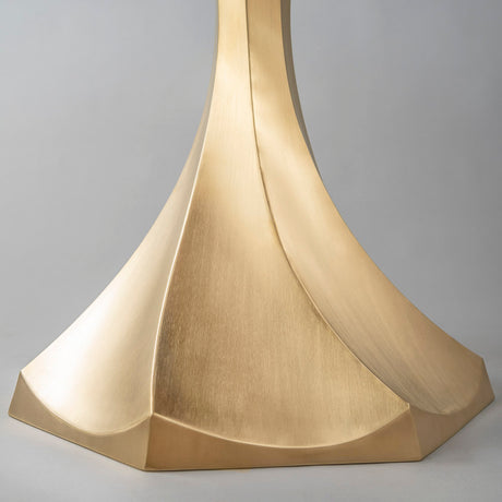 Gold Table Base 311 Lithe 28H Handmade Brass Metal table base metal table bases table base only dining table base metal base for dining table table pedestal base metal metal base dining table heavy duty table base
