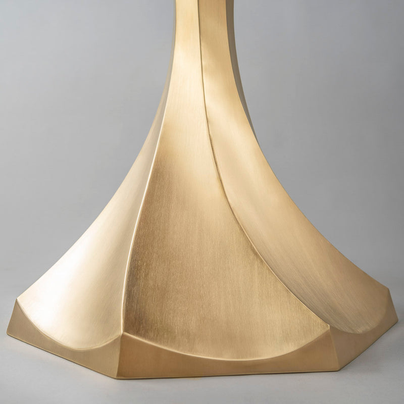 Gold Brass Table Base - 311 Lithe - 21, 22, 28H inch