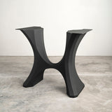 Metal Table Base - 322 Horu - 20, 20, 28H inch dining table base tulip Pedestal table Base wooden metal diy table base farmhouse table legs wood table base home and living industrial and rustic style heavy duty