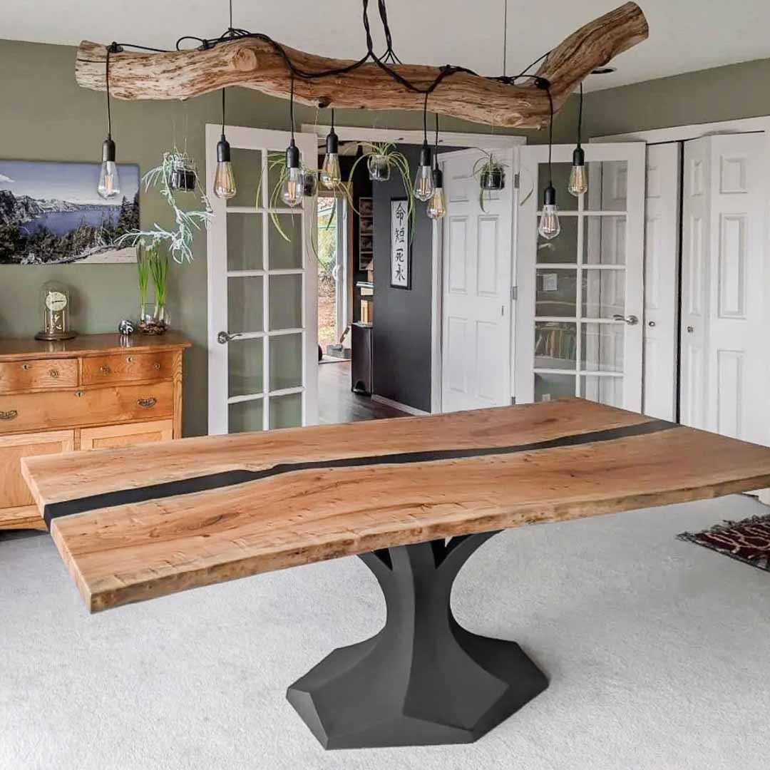 Metal Table Base - 304 Dentro - 31, 22, 28H inch table base table legs tulip table base for table top pedestal base furniture legs steel table base handmade furniture oval dining table Glass Table Base trestle table base home and living industrial and rustic style heavy duty