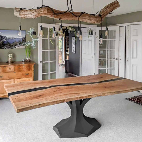Metal Table Base - 304 Dentro - 31, 22, 28H inch table base table legs tulip table base for table top pedestal base furniture legs steel table base handmade furniture oval dining table Glass Table Base trestle table base home and living industrial and rustic style heavy duty