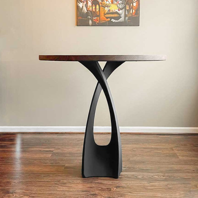 Metal Counter Table Base - 610 Tulipe - 36H inch - DIY metal table furniture legs console side table legs desk legs counter table metal table base side table steel dining table handmade furniture flowyline design bar table round counter height table