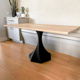 Metal Table Base - 311 Uzar - 21, 21, 28H inch table legs table base furniture legs mid century modern base for table top pedestal table base Round dining and kitchen side table Round Dining Base living room glass table base home and living industrial and rustic style heavy duty