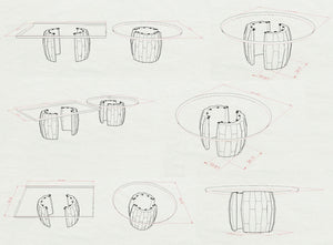 Metal Table Base - 312 Alva - 28H inch table legs dining table base wood legs modern desk outdoor furniture steel table base farmhouse furniture granite table base home and living industrial and rustic style heavy duty