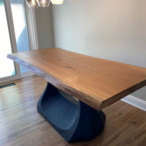 Metal Table Base - 302 Uilani2 - 39, 22, 28H inch metal table legs round table base round dining trestle table tulip Pedestal table Base steel glass trestle table base home and living industrial and rustic style heavy duty
