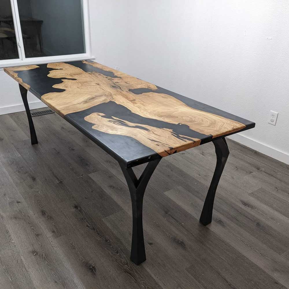 Metal Table Legs - 506 Faras - 12W, 28H inch - Set of 4 pcs table furniture legs dining table kitchen and dining office desk farmhouse table large dining cast iron hallway farmhouse furniture wood steel desk legs industrial & rustic style heavy duty flowyline design