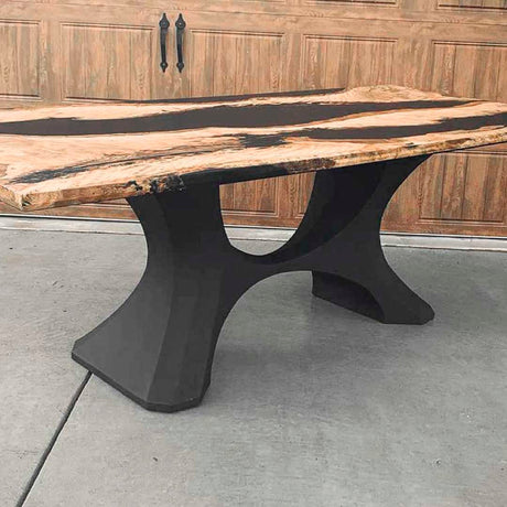 Coffee Table Legs 208 Haru 16H Modern Handmade Furniture live edge coffee table legs slab coffee table legs coffee table legs for live edge wood slab coffee table legs metal legs for live edge coffee table legs for live edge coffee table live edge coffee table metal legs live edge coffee table with hairpin legs