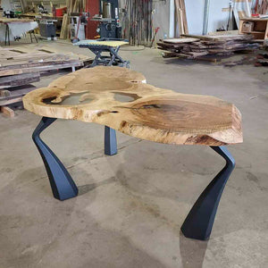 Metal Table Legs - 503 Seung - 3W, 28H inch - Set of 4 pcs metal table legs furniture round dining table outdoor furniture woodwork handmade furniture live edge table legs wood table legs industrial & rustic style heavy duty