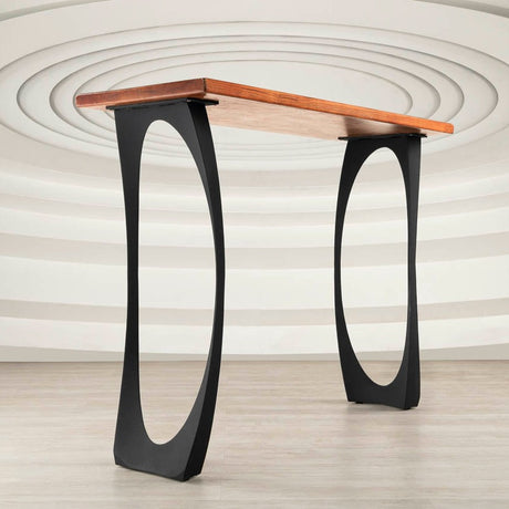 Metal Counter Table Legs - 603 Cleo - 34H inch - Set of 2 pcs metal table legs furniture legs office desk console table coffee counter dining side mid century handmade furniture entryway table round counter height table bar table