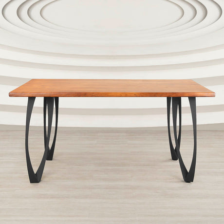 Metal Table Legs - 505 Udo - 3W, 28H inch - Set of 4 pcs metal table legs furniture legs round dining table metal desk legs dining table hairpin legs trestle table base glass table base flowyline design industrial & rustic style heavy duty