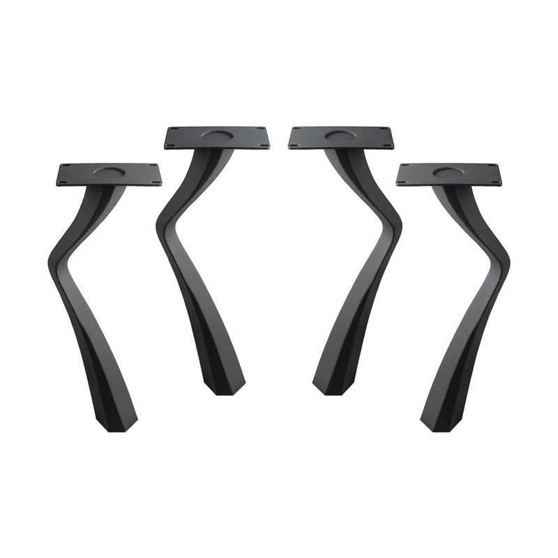 Metal Table Legs - 503 Seung - 3W, 28H inch - Set of 4 pcs metal table legs furniture round dining table outdoor furniture woodwork handmade furniture live edge table legs wood table legs industrial & rustic style heavy duty