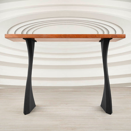 Metal Counter Table Legs - 604 Botas - 37H inch - Set of 2 pcs metal table legs furniture legs console table desk legs coffee table counter table outdoor furniture side table accent table legs trestle entryway table round counter height table bar table
