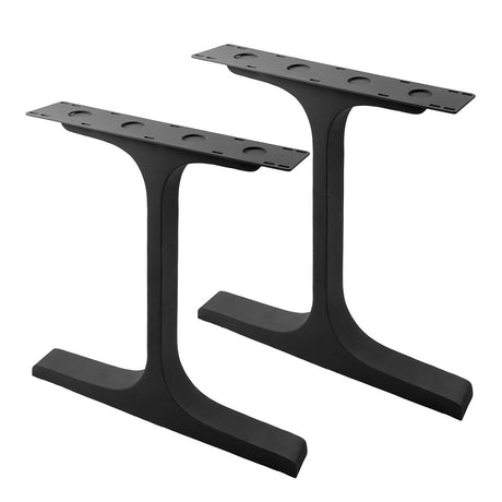 Metal Table Legs - 402 Wineglass - 28W, 28H inch - Set of 2 pcs metal table legs furniture dining table steel table base handmade furniture mid century modern wood table legs entryway table steel table industrial & rustic style heavy duty