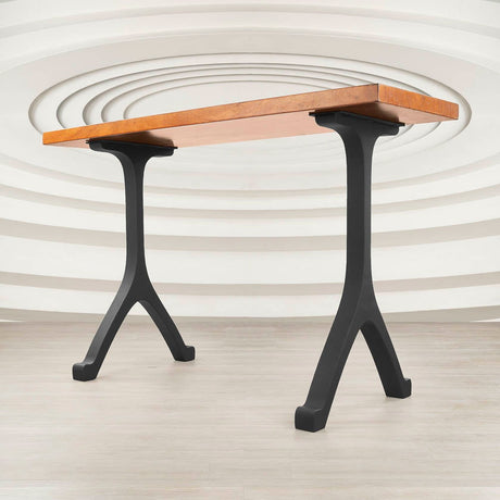 Metal Counter Table Legs - 612 Wishbone - 34H inch - Set of 2 pcs metal table legs furniture legs console table side desk legs coffee table legs counter table dining table handmade furniture entryway table Round Counter Height Table bar table round counter height table