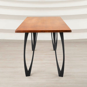 Metal Table Legs - 505 Udo - 3W, 28H inch - Set of 4 pcs metal table legs furniture legs round dining table metal desk legs dining table hairpin legs trestle table base glass table base flowyline design industrial & rustic style heavy duty