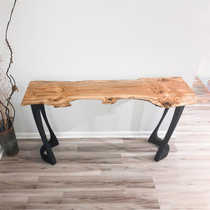 Metal Counter Table Legs - 605 Uzar - 34H inch - Set of 2 pcs metal table legs console table desk legs coffee counter table outdoor furniture handmade furniture computer epoxy side table entryway bar table round counter height table