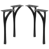 Metal Table Legs - 508 Faras - 9W, 28H inch - Set of 4 pcs metal table legs furniture desk legs kitchen and dining dine table woodwork hand made living room table diy table u legs industrial table leg wood