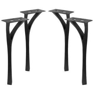 Metal Table Legs - 508 Faras - 9W, 28H inch - Set of 4 pcs metal table legs furniture desk legs kitchen and dining dine table woodwork hand made living room table diy table u legs industrial table leg wood