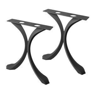 Furniture Legs 421 Xeni 28H Metal with X-sharp Dining Table Legs metal table legs furniture round dining table wood desk dine table flowyline design kitchen table side table mid century modern handmade furniture entryway table industrial & rustic style heavy duty flowyline design
