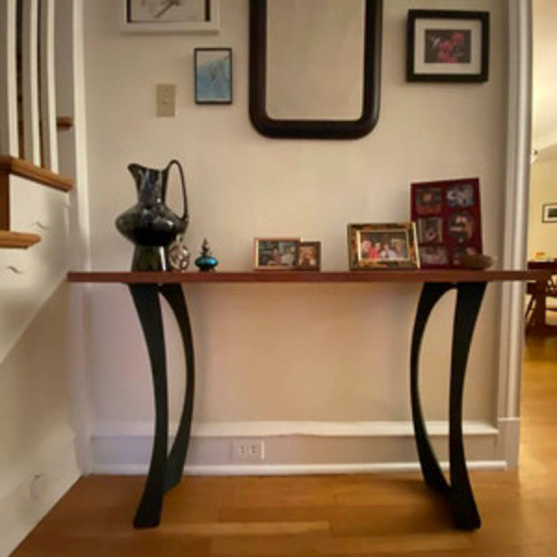 Console Table Legs Metal 211 Cleo 28H Unique Design | Flowyline Design
