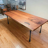 Metal Table Legs - 501 Snello - 2, 2, 28H inch - Set of 4 pcs metal table legs furniture kitchen and dining dining table mid century modern handmade furniture office desk industrial & rustic style heavy duty flowyline design