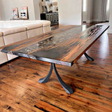 Furniture Legs 421 Xeni 28H Metal with X-sharp Dining Table Legs metal table legs furniture round dining table wood desk dine table flowyline design kitchen table side table mid century modern handmade furniture entryway table industrial & rustic style heavy duty flowyline design