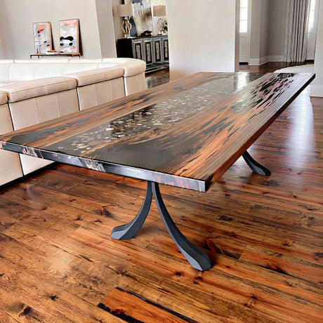 Furniture Legs 421 Xeni 28H Metal with X-sharp Dining Table Legs metal table legs furniture round dining table wood desk dine table flowyline design kitchen table side table mid century modern handmade furniture entryway table industrial & rustic style heavy duty flowyline design