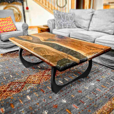 Coffee Table Legs 212 Cleo 16H Modern DIY Furniture for Live Edge Tabletop; coffee table no legs; wheels for coffee table legs; coffee table with ball legs; wood coffee table hairpin legs; live edge coffee table hairpin legs;