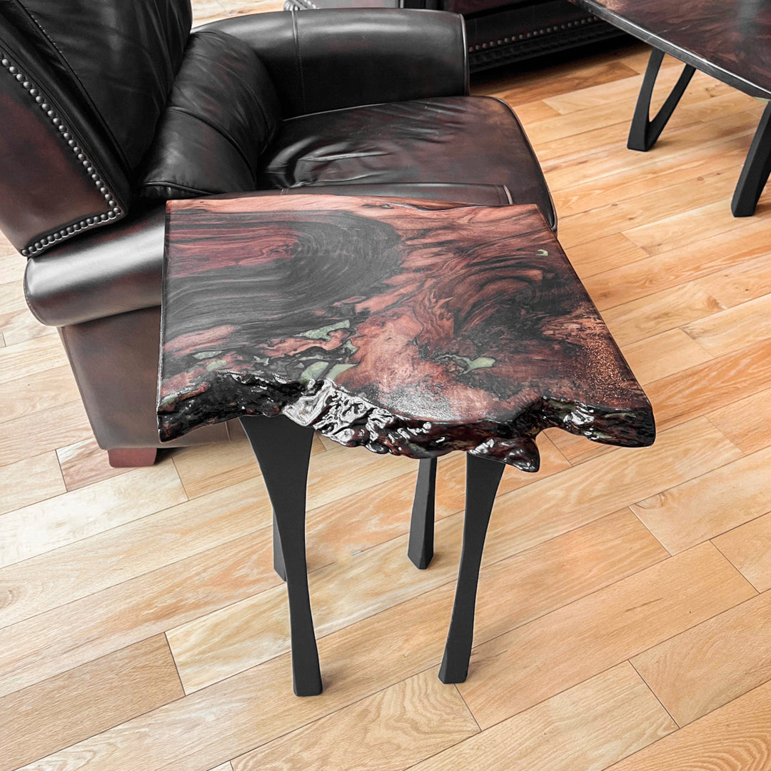 0229×kano - flow line table short - 0229×kano - flow line table short - Metal Coffee Table Legs