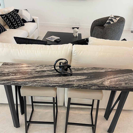 Metal Console Table Legs - 210 Norah - 10W, 28H inch - Set of 2 pcs metal table legs desk counter table side table Narrow Console Table handmade furniture counter height pipe counter base console table legs hallway table console table narrow round counter height table bar table
