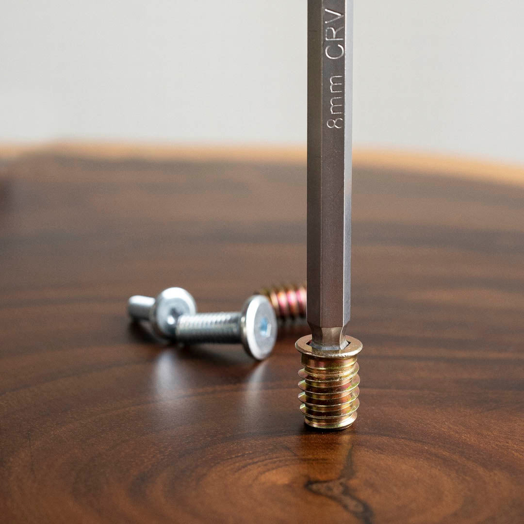 Thread Insert Table Threaded Inserts And Bolts for Furniture Legs | Size M6 and M8