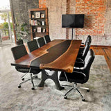 Furniture Legs 405 Haru 28H Modern Metal Dining Table Legs - Set of 2 pcs table legs modern desk live edge table legs industrial wood dining table office desk iron wood table legs sofa large dining table industrial & rustic style heavy duty