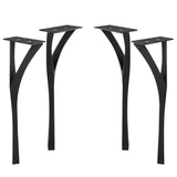 Metal legs for counter table 606 Faras 40 inch height featuring sleek minimalist construction