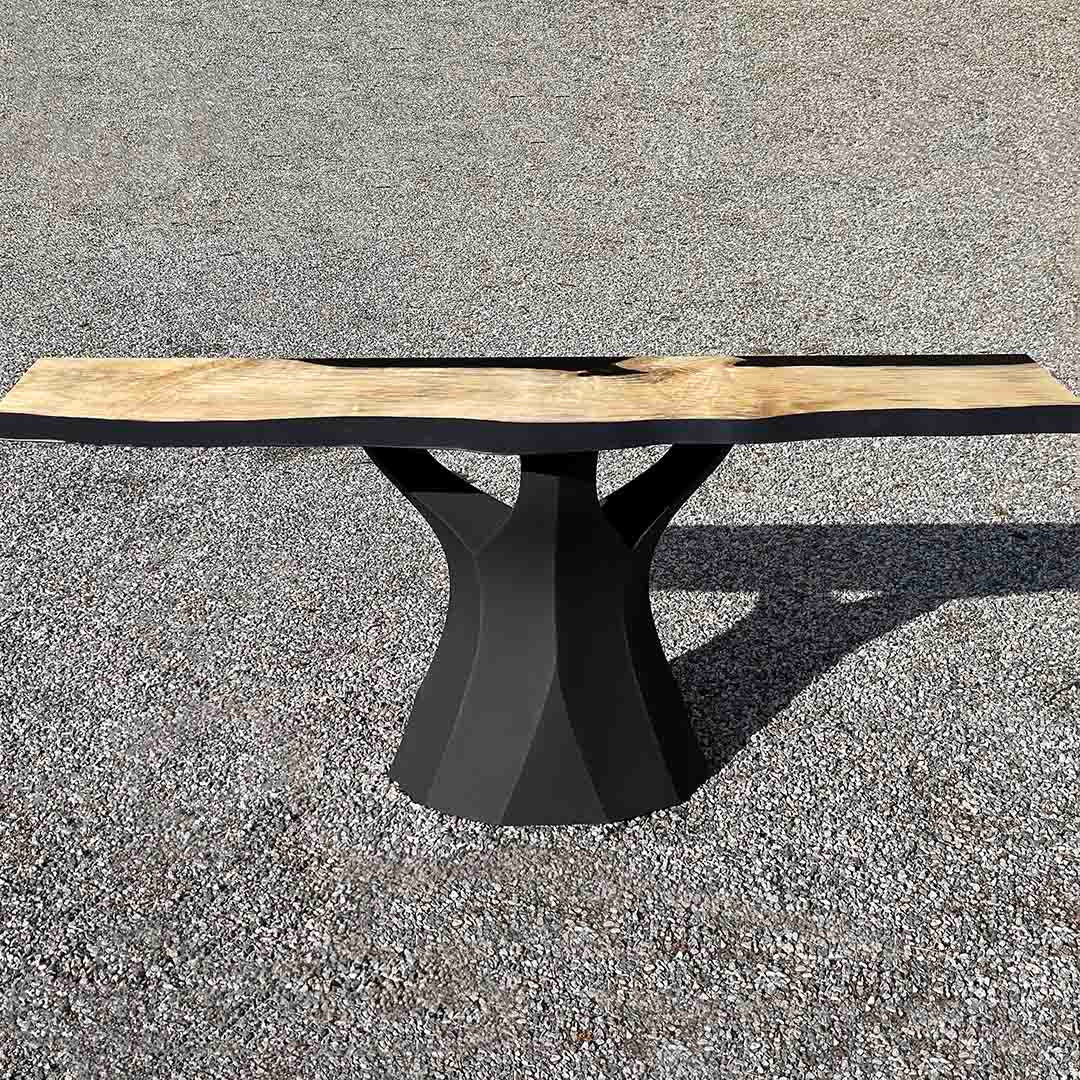 Metal Table Legs - 413 Ramo - 22W, 28H inch - Set of 1 pcs metal table legs round dining dining table furniture woodwork made in the usa gold table legs modern desk Steel farmhouse base granite table base glass industrial & rustic style heavy duty