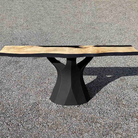 Metal Table Legs - 413 Ramo - 22W, 28H inch - Set of 1 pcs metal table legs round dining dining table furniture woodwork made in the usa gold table legs modern desk Steel farmhouse base granite table base glass industrial & rustic style heavy duty