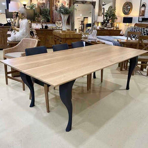 Metal Table Legs - 502 Priya - 3W, 28H inch - Set of 4 pcs table legs furniture legs round dining office desk iron table legs live edge wood sofa hallway table industrial & rustic style heavy duty flowyline design
