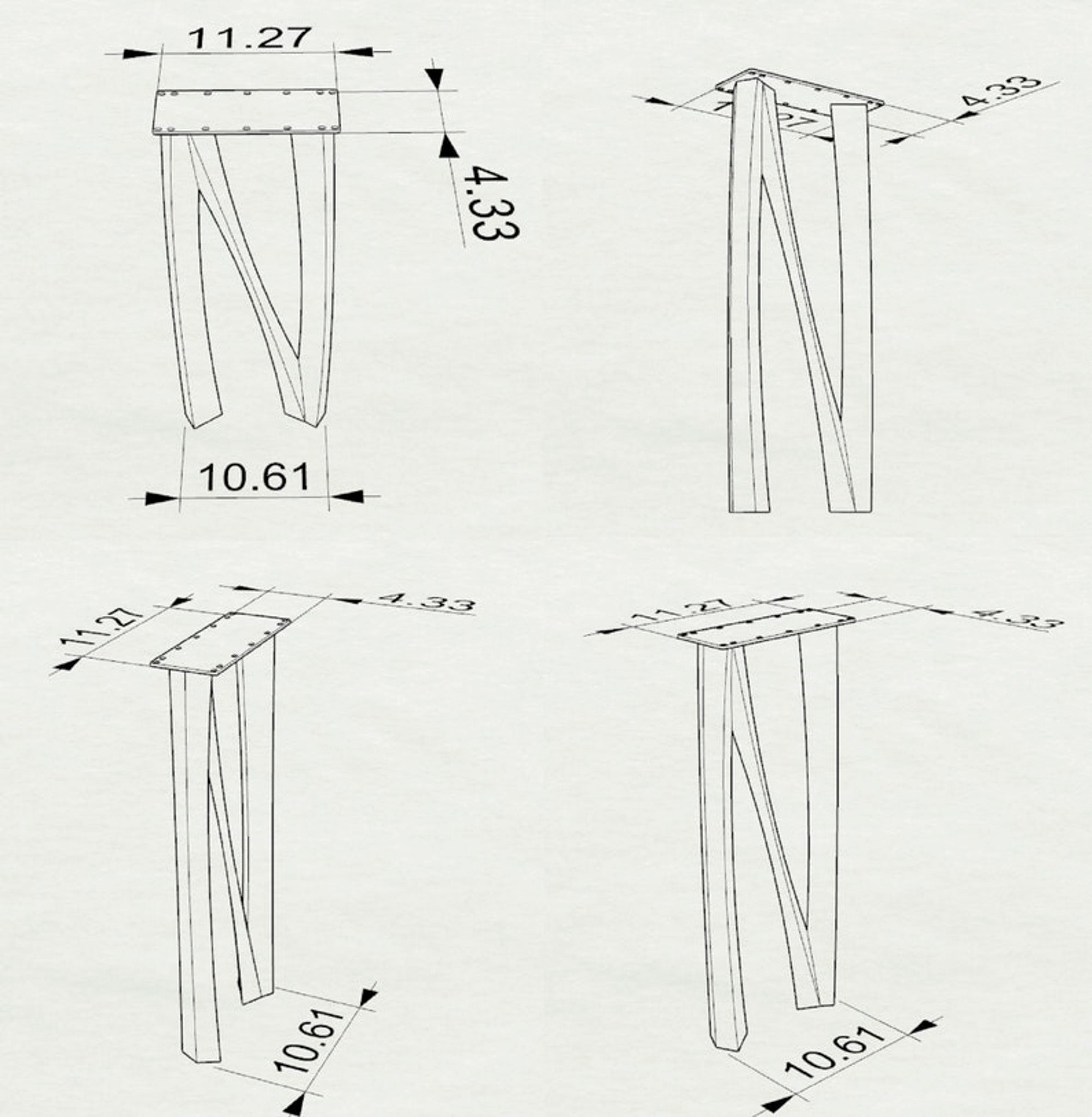 0229×kano - flow line table short - 0229×kano - flow line table short - Table Base 327 Cling 28H