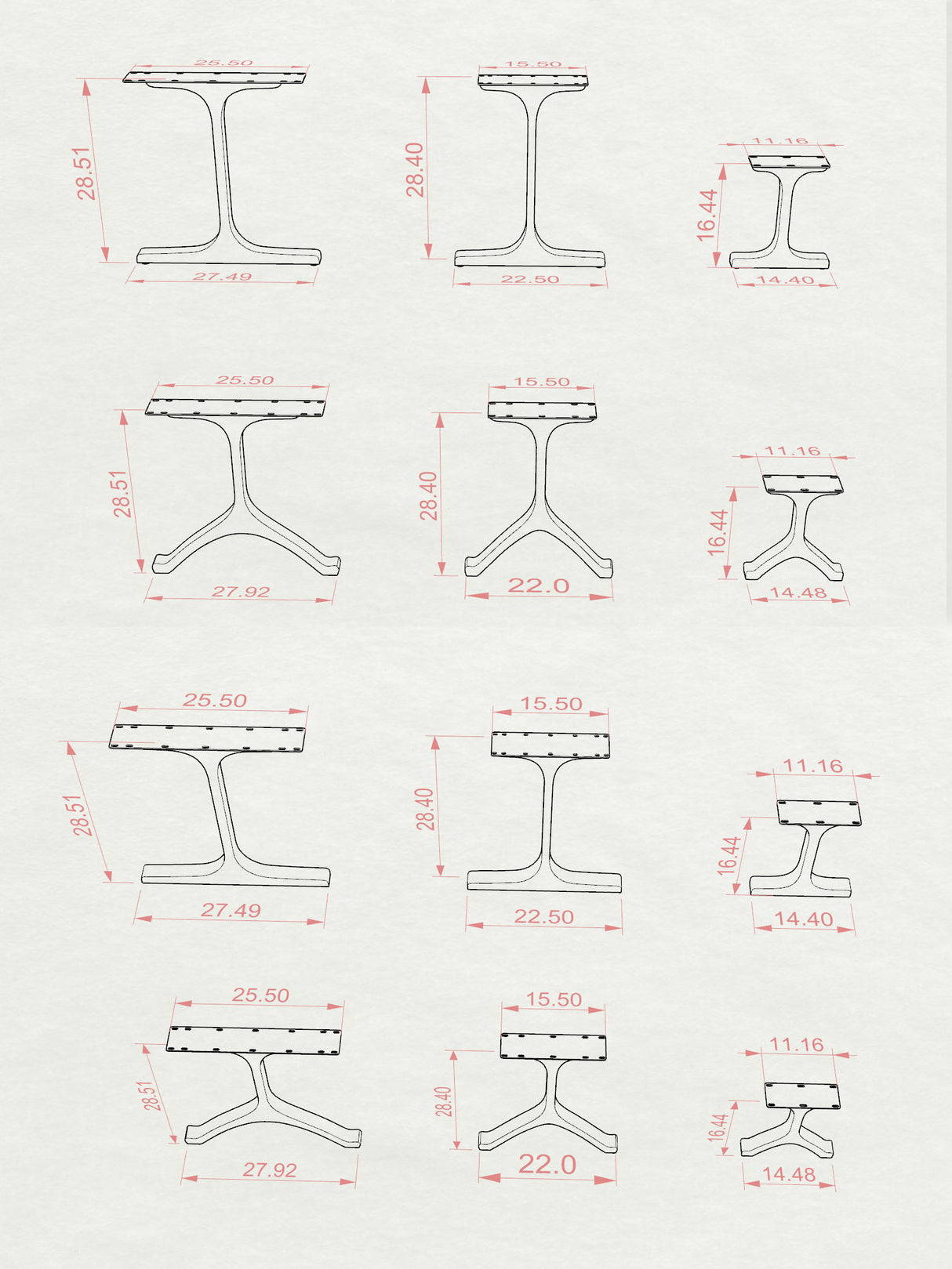 Bench Legs 101 Wishbone - 14W, 16H inch - Set of 2 pcs of FlowyLine Design Coffee Table Base for DIY furniture dining home decor epoxy woodworkmetal table legs bench legs modern coffee table outdoor bench dining bench steel table base woodworking industrial legs bench for entryway narrow wood bench metal legs for bench