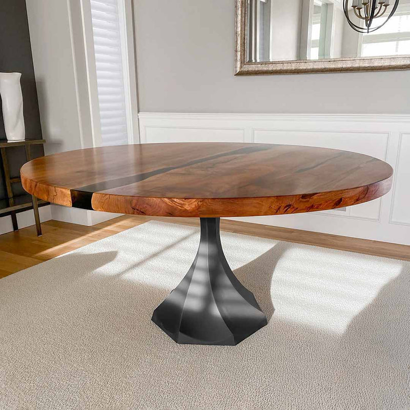 Metal Table Base - 311 Uzar - 21, 21, 28H inch table legs table base furniture legs mid century modern base for table top pedestal table base Round dining and kitchen side table Round Dining Base living room glass table base home and living industrial and rustic style heavy duty